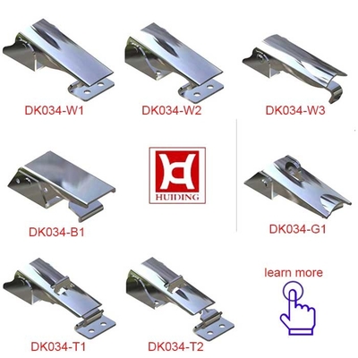 DK034W3 Stal nierdzewna 304 Heavy Duty Regulowany zatrzask Grubość 1,2 mm